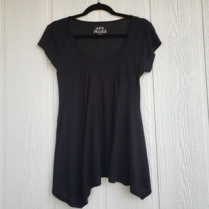 Black Dress Shirt Lace Detailing